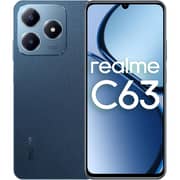 Realme C63 4G 128GB 6GB RAM Leather Blue Dual Sim Smartphone - Middle East Version