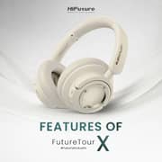 HiFuture FutureTour X Wireless On Ear Headset Black