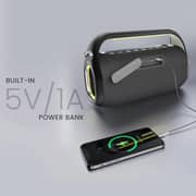 HiFuture Bluetooth Speaker With Dual Mic Black - MusicBox100