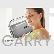 HiFuture Bluetooth Speaker With Dual Mic Silver - MusicBox100