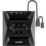 Unitek External Optical Drive With USB Hub - T1037A