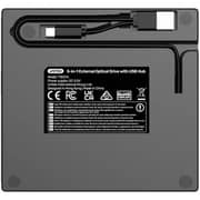 Unitek External Optical Drive With USB Hub - T1037A