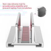 Unitek Vertical Laptop Stand Holder Space Gray - OT172GY