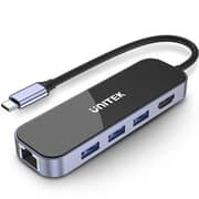 Unitek uHUB H6 Gloss 6-in-1 Hub - D1084A