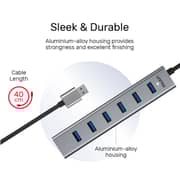 Unitek UK 7 Ports Aluminium Hub - Y-3090