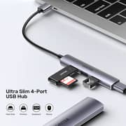 Unitek Ultra Slim 4-in-1 Port USB-A Hub - H1208A