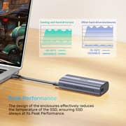 Unitek SolidForce Reefer Pro USB to SSD Enclosure Space Grey - S1226A