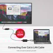 Unitek HDMI Extender Over Ethernet Cable 60M Black - V100A