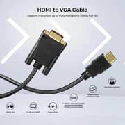 Unitek Adapter Cable 2m Black - V1185A01