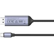 Unitek USB-C to Display Port 1.4 Cable 1.8m Space Grey - V1423C