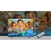 Unitek USB-C to Display Port 1.4 Cable 1.8m Space Grey - V1423C