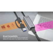 Unitek USB-C / USB-A To Gigabit Ethernet Adapter - Y-3465A
