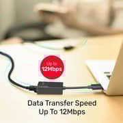 Unitek USB1.1 Extension Over RJ45 Black - Y-UE01001