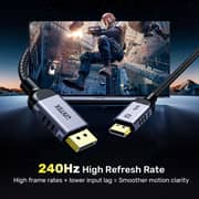 Unitek Gaming Display Port 2.1 Cable 1m Space Grey - C1626GY01-1M