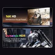 Unitek Gaming Display Port 2.1 Cable 2m Space Grey - C1626GY01-2M