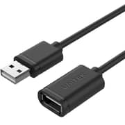 Unitek USB 2.0 Extension Cable 0.5m Black - Y-C447GBK