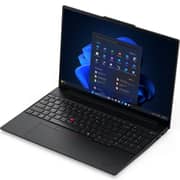 Lenovo ThinkPad E16 Gen 3 (2025) Laptop - 2nd Series / Intel Core Ultra 7-255H / 16inch WUXGA / 1TB SSD / 32GB RAM / Shared Intel Arc 140T GPU Graphics / Windows 11 Pro / English Keyboard / Black / International Version - [21SR006GZA]