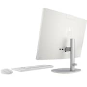 HP All-in-One (2023) Desktop - 13th Gen / Intel Core i7-1355U / 23.8inch FHD / 512GB SSD / 16GB RAM / Shared Intel Iris Xe Graphics / Windows 11 Home / English & Arabic Keyboard / Shell White / Middle East Version - [24-CR0077D]