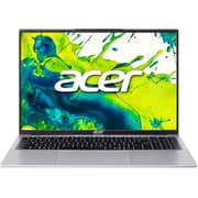 Acer Aspire Lite 16 (2025) Laptop - 13th Gen / Intel Core i5-1334U / 16inch WUXGA / 512GB SSD / 8GB RAM / Windows 11 Home / English & Arabic Keyboard / Silver / Middle East Version - [NX.D72EM.001]