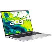 Acer Aspire Lite 16 (2025) Laptop - 13th Gen / Intel Core i5-1334U / 16inch WUXGA / 512GB SSD / 8GB RAM / Windows 11 Home / English & Arabic Keyboard / Silver / Middle East Version - [NX.D72EM.001]