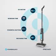 Powerology Dual Design Cordless Vacuum and Mop Black - PPBCHA51