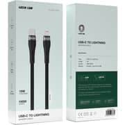 Green Lion USB-C To Lightning Cable 1m Black - GNBRUSCLGBK