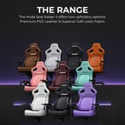 Anda Seat Kaiser 4 Fabric Gamng Chair XL Black - AD12YDDC-XLL-20-B-CF
