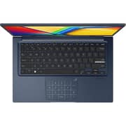 ASUS Vivobook 14 (2023) Laptop - 13th Gen / Intel Core i7-1355U / 14inch FHD / 512GB SSD / 12GB RAM / Shared IntelUHD Graphics / Windows 11 Home / English Keyboard / Quiet Blue / International Version - [X1404VA-I712512]