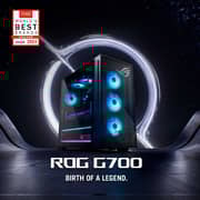 Asus ROG G700 Tower (2025) Desktop - 2nd Series / Intel Core Ultra 7 265F / 1TB SSD / 32GB RAM / 12GB NVIDIA GeForce RTX 5070 PRIME Graphics / Windows 11 Home / Black / Middle East Version - [G700TF-07265F350W]