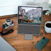 Pawa Tri-Fold Wireless Keyboard With Touchpad Grey - PW-PKW2T5F1