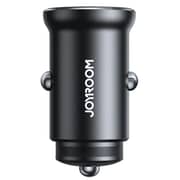 Joyroom mini Metal Car Charger 30W A+C - Black - JR-CCN05