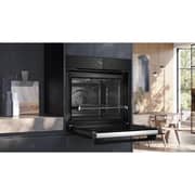 Siemens iQ300 Built-in Gas Oven 60cm Black Stainless Steel - HB272GES3M