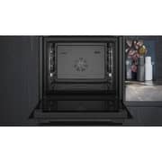 Siemens iQ300 Built-in Gas Oven 60cm Black Stainless Steel - HR232GES3M