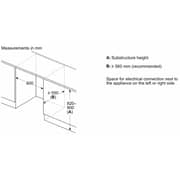 Bosch Series 4 Under Counter Refrigerator 134L Silver - KUR21VFE0M
