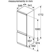 Bosch Series 2 Bottom Freezer 268L Silver - KIV87NSE0M