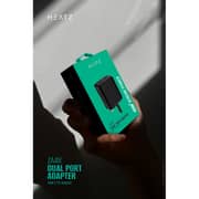Heartz 45W Xtreme Power Dual Port Adapter Black - ZA48