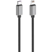 Heatz NylonFit Type C to Lightning Cable 2m Black - ZC56