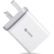 Zoook Charger 48W UK White - ZB-BOLT CHARGE DUO