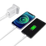 Zoook Charger 48W UK White - ZB-BOLT CHARGE DUO