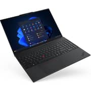 Lenovo ThinkPad E16 Gen 3 (2025) Laptop - 2nd Series / Intel Core Ultra 7-255H / 16inch WUXGA / 1TB SSD / 32GB RAM / Shared Intel Arc 140T Graphics / Windows 11 Pro / English & Arabic Keyboard / Black / Middle East Version - [21SR0017GR]