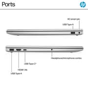 HP (2023) Laptop - 13th Gen / Intel Core i3-1315U / 15.6inch HD / 512GB SSD / 8GB RAM / Shared Intel UHD Graphics / Windows 11 Home / English Keyboard / Natural Silver / International Version - [15-FD0123DX]