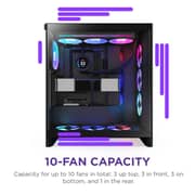 Nzxt Flow RGB ATX Mid Tower Case Black - H7