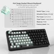 Womier VIA Wireless Custom Keyboard Black - SK75