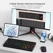 Womier VIA Wireless Custom Keyboard Black - SK75