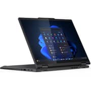 Lenovo ThinkPad T14s Gen 2-in-1 Convertible (2025) AI PC - 2nd Series / Intel Core Ultra 7-255U / 14inch WUXGA / 1TB SSD / 32GB RAM / Shared Intel / Windows 11 Pro / English & Arabic Keyboard / Black / Middle East Version - [21R3004UGR] + ANC Headphone