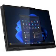 Lenovo ThinkPad T14s Gen 2-in-1 Convertible (2025) AI PC - 2nd Series / Intel Core Ultra 7-255U / 14inch WUXGA / 1TB SSD / 32GB RAM / Shared Intel / Windows 11 Pro / English & Arabic Keyboard / Black / Middle East Version - [21R3004UGR] + ANC Headphone