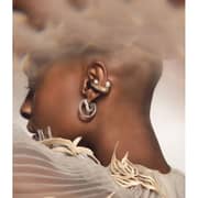 Moto buds LOOP crystals by Swarovski French Oak
