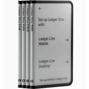 Ledger Stax Crypto Wallet Touch Screen USB-C Black - LDG-STAX-RKEY-ENAR