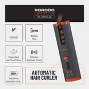 Porodo Wireless Hair Curler - PD-LFST174-BK