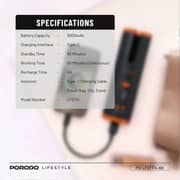 Porodo Wireless Hair Curler - PD-LFST174-BK
